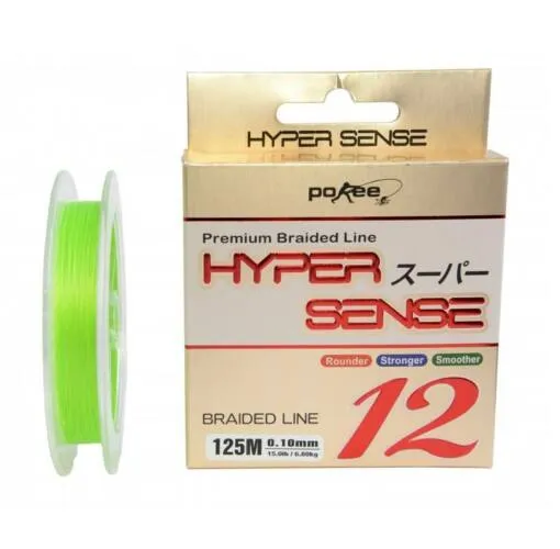 NextFish - Horgász webshop és horgászbolt - Pokee Hyper Sense 12+1 125 m 0,12 mm fonott zsinór