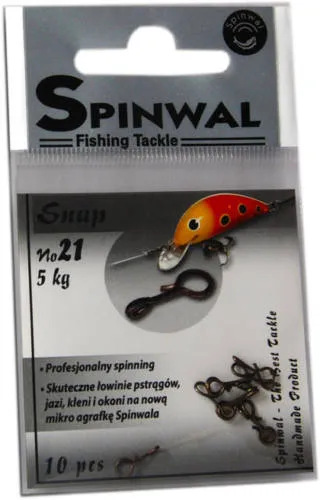 NextFish - Horgász webshop és horgászbolt - Spinwal kapocs 03 5kg (No.21)