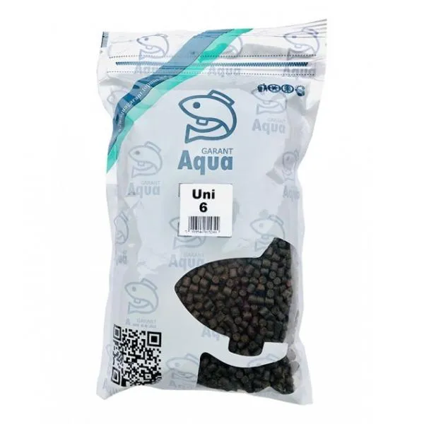 NextFish - Horgász webshop és horgászbolt - AQUA Garant Uni 6mm Etető Pellet 