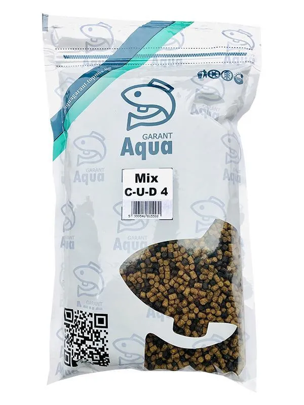 NextFish - Horgász webshop és horgászbolt - AQUA GARANT Mix CUD 4 mm Etető Pellet 