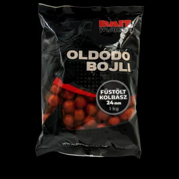 NextFish - Horgász webshop és horgászbolt - BAIT MAKER Oldódó bojli 24 mm Füstölt Kolbász 1 kg