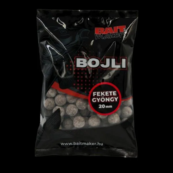 NextFish - Horgász webshop és horgászbolt - BAIT MAKER Bojli 20 mm Fekete Gyöngy 800 g