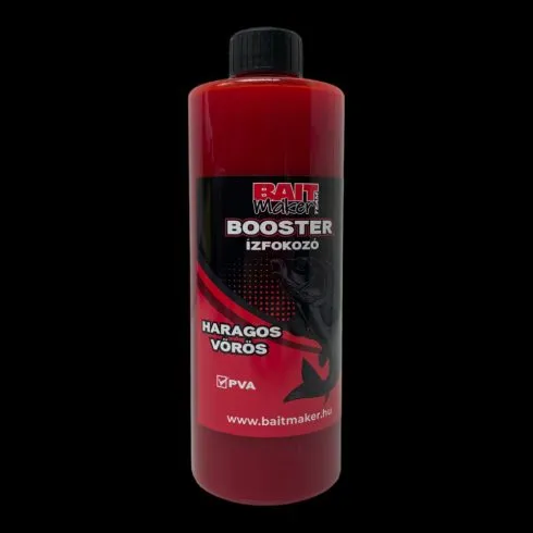 NextFish - Horgász webshop és horgászbolt - BAIT MAKER BOOSTER ÍZFOKOZÓ HARAGOS VÖRÖS 500 ML