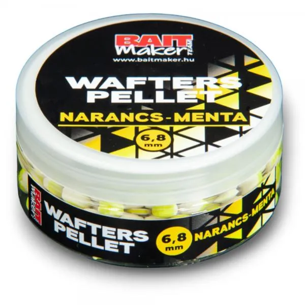 NextFish - Horgász webshop és horgászbolt - BAIT MAKER Wafters Pellet 6,8 mm Narancs-Menta 30 g