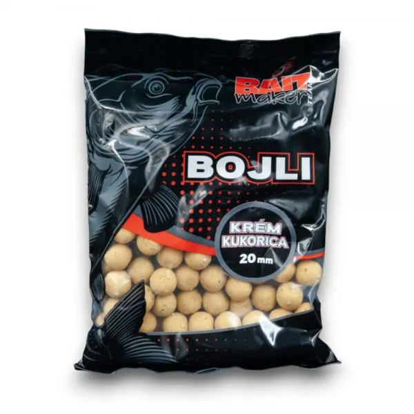 NextFish - Horgász webshop és horgászbolt - BAIT MAKER Bojli 20 mm Krém Kukorica 800g