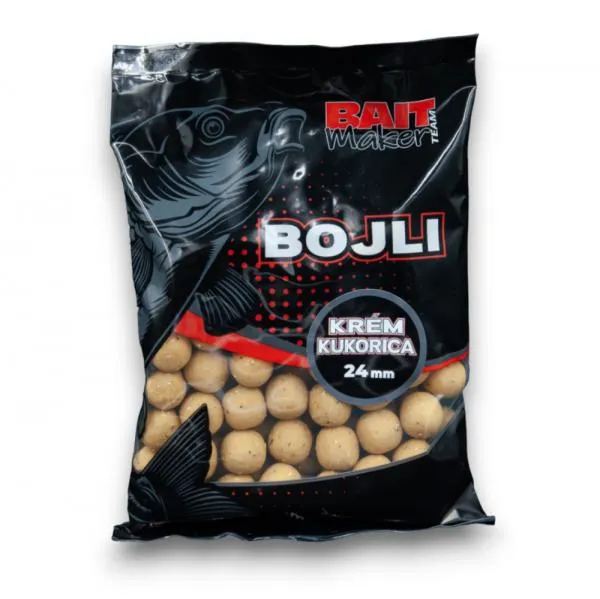 NextFish - Horgász webshop és horgászbolt - BAIT MAKER Bojli 24 mm Krém Kukorica 800g