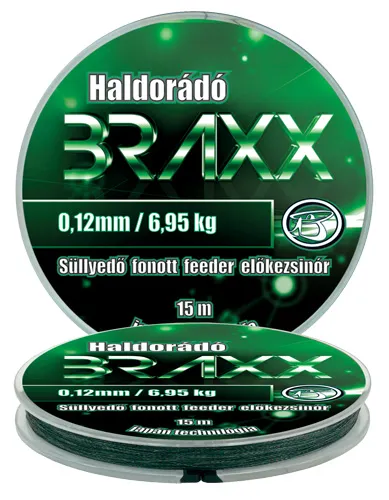 NextFish - Horgász webshop és horgászbolt - Haldorádó Braxx Pro - Fonott feeder előkezsinór 0,04mm