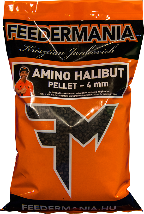 NextFish - Horgász webshop és horgászbolt - Feedermánia PELLET, AMINO HALIBUT, 4mm Etető Pellet