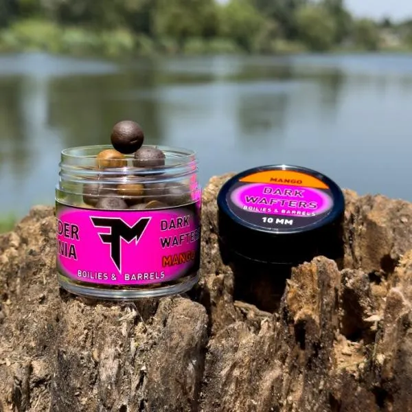 NextFish - Horgász webshop és horgászbolt - Feedermánia DARK WAFTERS BOILIES & BARRELS 10 MM MANGO