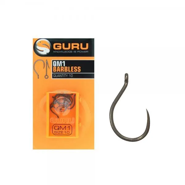 NextFish - Horgász webshop és horgászbolt - GURU QM1 Hook size 10 (Barbless/Eyed)