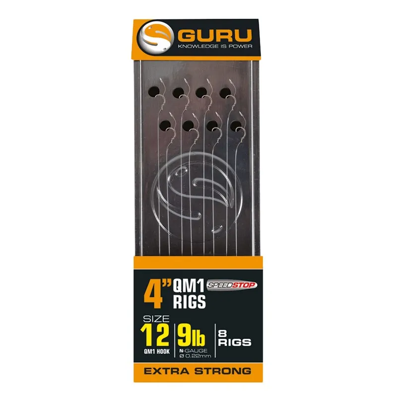 NextFish - Horgász webshop és horgászbolt - GURU QM1 Speed Stop Ready Rigs 4" (10cm) - 10 QM1- 12lb/0,25mm