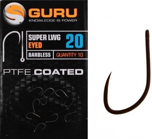 NextFish - Horgász webshop és horgászbolt - GURU Super LWG  Hook Size 16 (Barbless/Eyed)