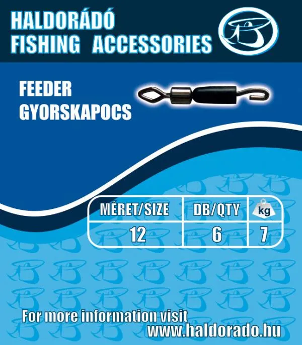 NextFish - Horgász webshop és horgászbolt - HALDORÁDÓ Feeder gyorskapocs L