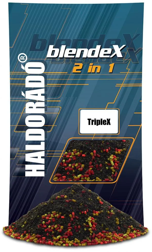 NextFish - Horgász webshop és horgászbolt - Haldorádó BlendeX 2 in 1 - Triplex etetőanyag