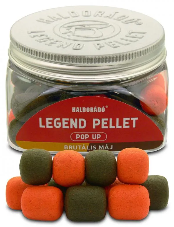 NextFish - Horgász webshop és horgászbolt - Haldorádó LEGEND PELLET 12, 16 mm Brutális Máj PopUp