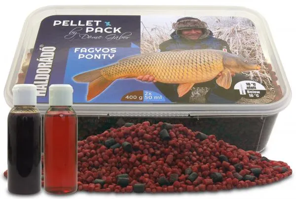 NextFish - Horgász webshop és horgászbolt - Haldorádó Pellet Pack By Döme Gábor - Fagyos Ponty, Etető Pellet