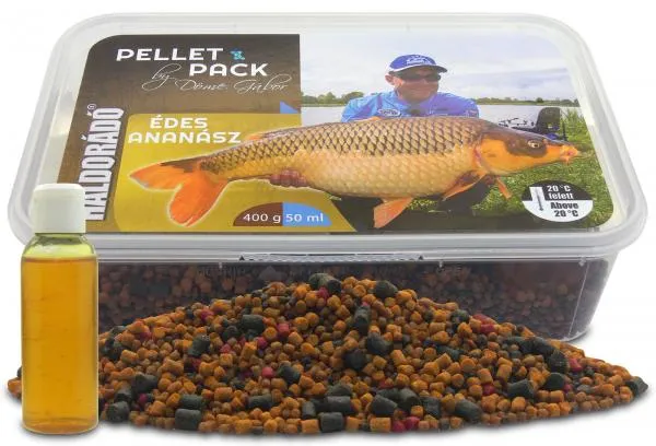 NextFish - Horgász webshop és horgászbolt - Haldorádó Pellet Pack By Döme Gábor - Édes Ananász, Etető Pellet