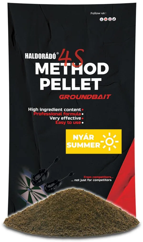 NextFish - Horgász webshop és horgászbolt - Haldorádó 4S Method Pellet Groundbait - Nyár