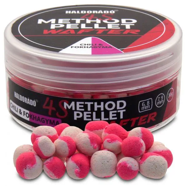 NextFish - Horgász webshop és horgászbolt - Haldorádó 4S Method Pellet Wafter 6, 8 mm - Chili & Fokhagyma