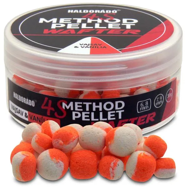 NextFish - Horgász webshop és horgászbolt - Haldorádó 4S Method Pellet Wafter 6, 8 mm - Vajsav & Vanília