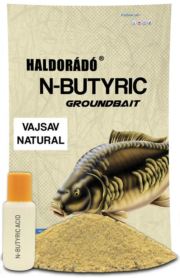 NextFish - Horgász webshop és horgászbolt - Haldorádó N-Butyric Groundbait - Vajsav Natural