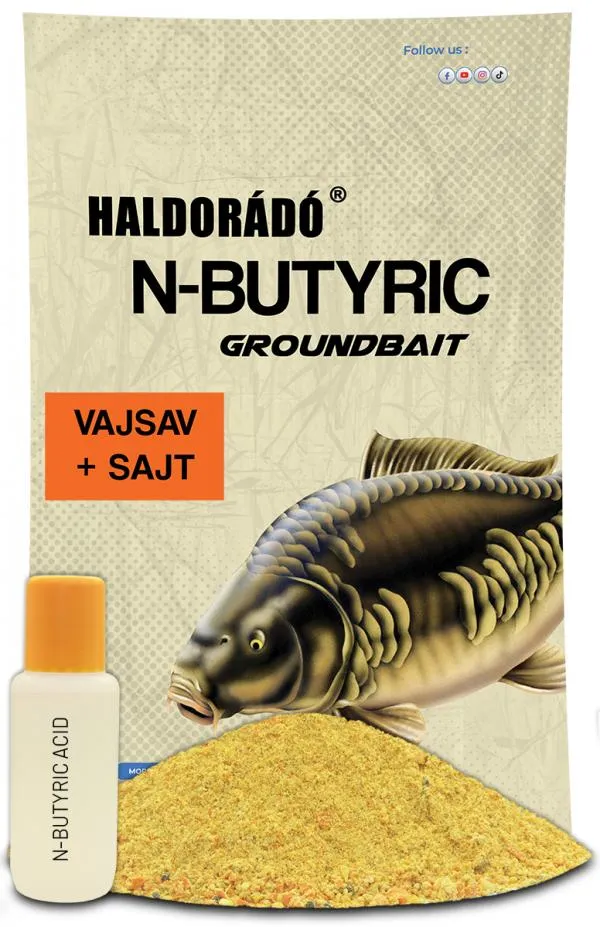 NextFish - Horgász webshop és horgászbolt - Haldorádó N-Butyric Groundbait - Vajsav + Sajt