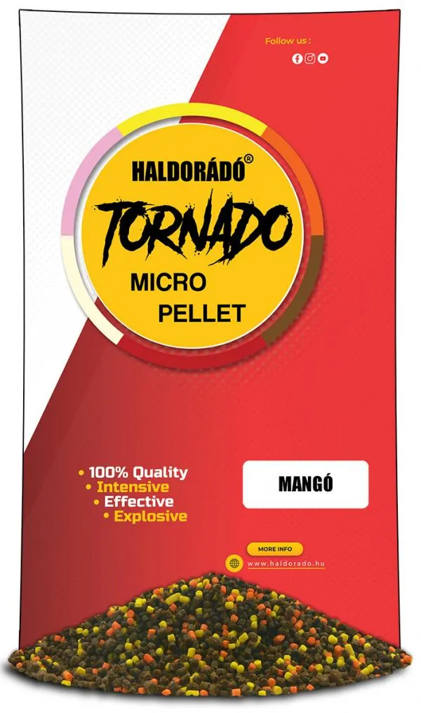 NextFish - Horgász webshop és horgászbolt - Haldorádó Tornado Micro Pellet - Mangó