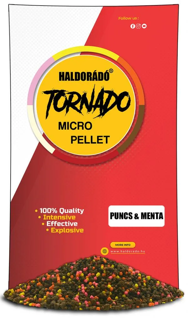 NextFish - Horgász webshop és horgászbolt - Haldorádó Tornado Micro Pellet - Puncs-Menta