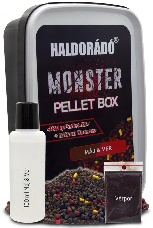 NextFish - Horgász webshop és horgászbolt - Haldorádó MONSTER Pellet Box - Máj & Vér