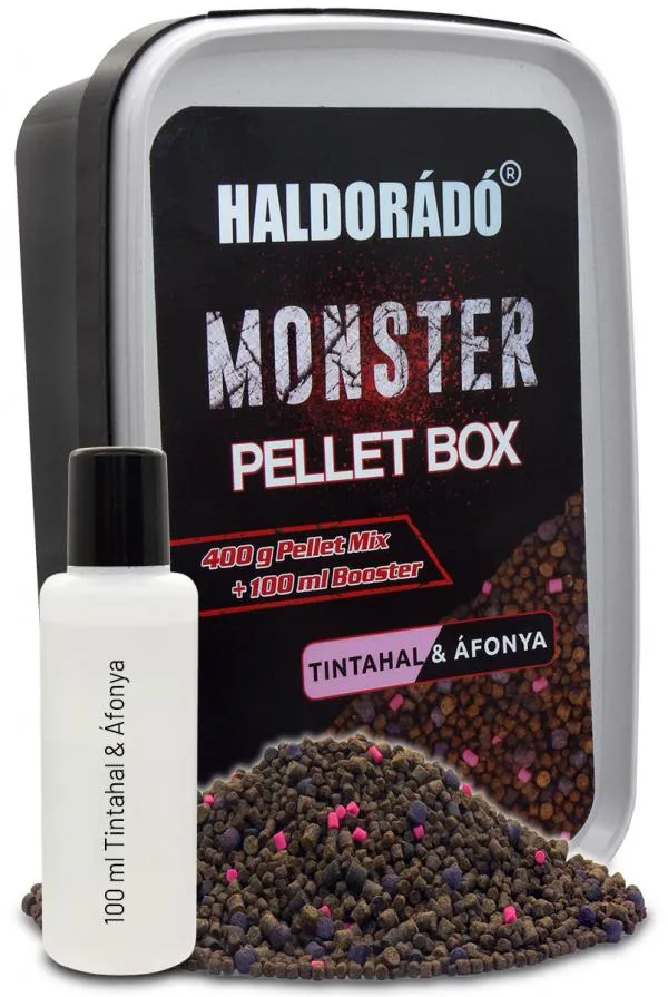 NextFish - Horgász webshop és horgászbolt - Haldorádó MONSTER Pellet Box - Tintahal & Áfonya