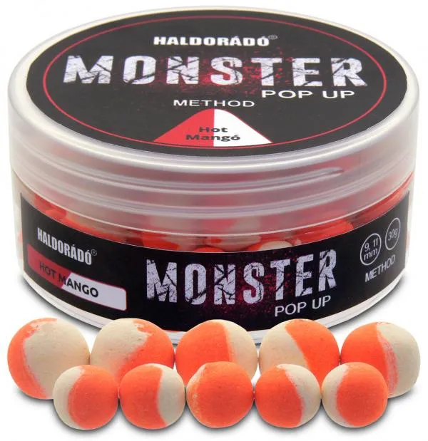 NextFish - Horgász webshop és horgászbolt - Haldorádó MONSTER Pop Up Method 9, 11 mm - Hot Mangó