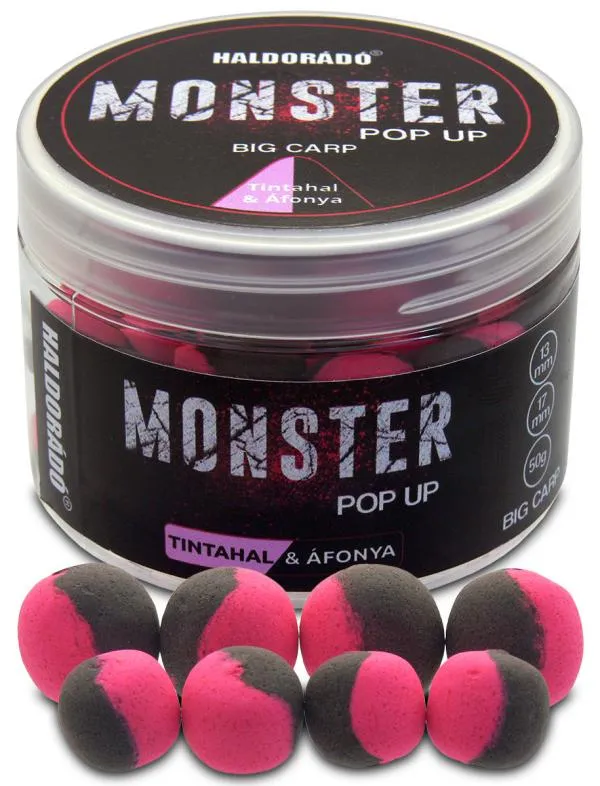 NextFish - Horgász webshop és horgászbolt - Haldorádó MONSTER Pop Up Big Carp 13, 17 mm - Tintahal & Áfonya