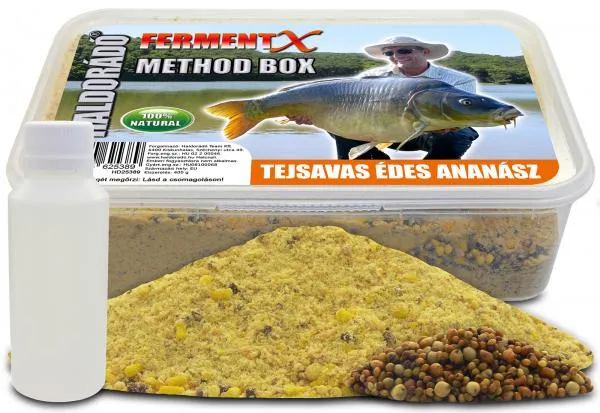 NextFish - Horgász webshop és horgászbolt - Haldorádó FermentX Method Box - Tejsavas Édes Ananász