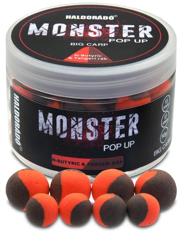 NextFish - Horgász webshop és horgászbolt - HALDORÁDÓ MONSTER Pop Up Big Carp 13, 17 mm  - Vajsav & Tengeri rák