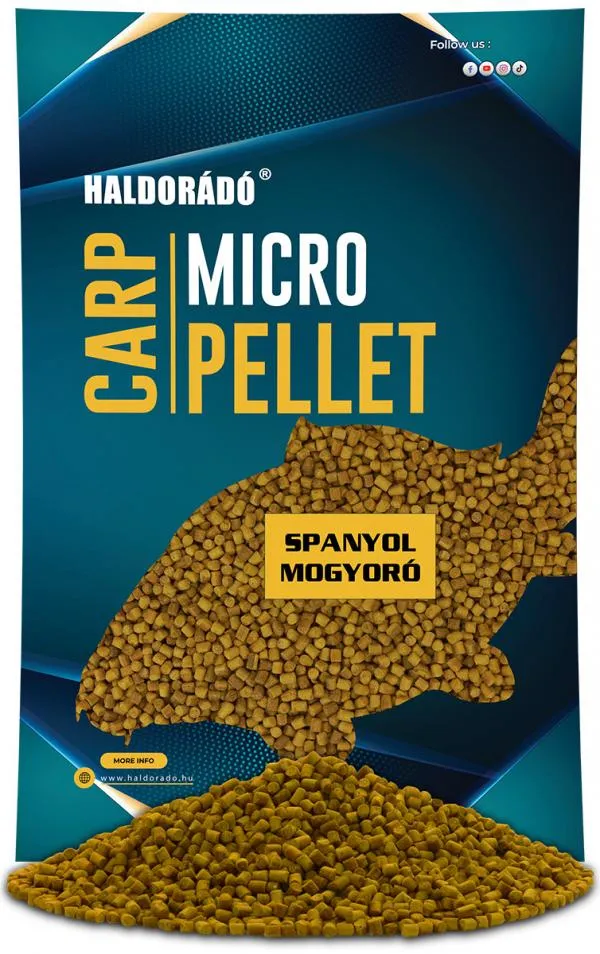 NextFish - Horgász webshop és horgászbolt - HALDORÁDÓ Carp Micro Pellet - Spanyol Mogyoró