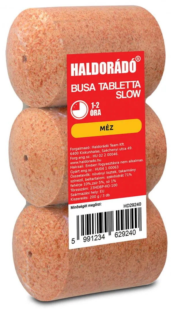 NextFish - Horgász webshop és horgászbolt - HALDORÁDÓ Busa tabletta Slow - Méz