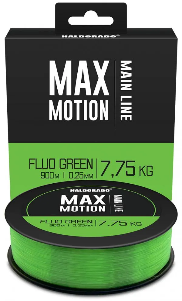 NextFish - Horgász webshop és horgászbolt - HALDORÁDÓ MAX MOTION Fluo Green 0,25 mm / 900 m - 7,75 kg