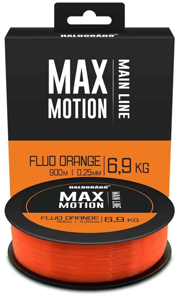 NextFish - Horgász webshop és horgászbolt - HALDORÁDÓ MAX MOTION Fluo Orange 0,25 mm / 900 m - 6,9 kg