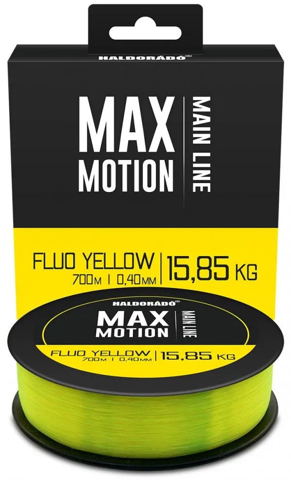 NextFish - Horgász webshop és horgászbolt - HALDORÁDÓ MAX MOTION Fluo Yellow 0,40 mm / 700 m - 15,85 kg