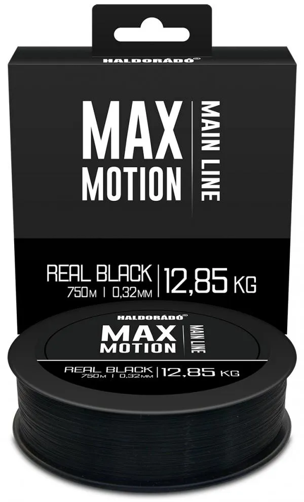 NextFish - Horgász webshop és horgászbolt - HALDORÁDÓ MAX MOTION Real Black 0,32 mm / 750 m - 12,85 kg