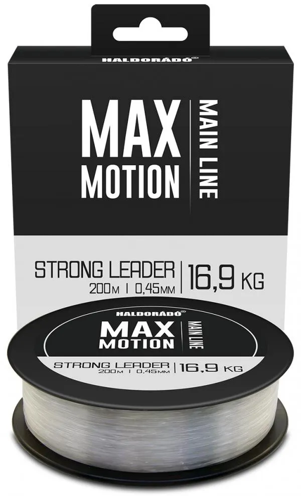 NextFish - Horgász webshop és horgászbolt - HALDORÁDÓ MAX MOTION Strong Leader 0,45 mm / 200 m - 16,9 kg