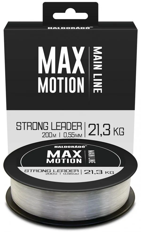 NextFish - Horgász webshop és horgászbolt - HALDORÁDÓ MAX MOTION Strong Leader 0,55 mm / 200 m - 21,3 kg