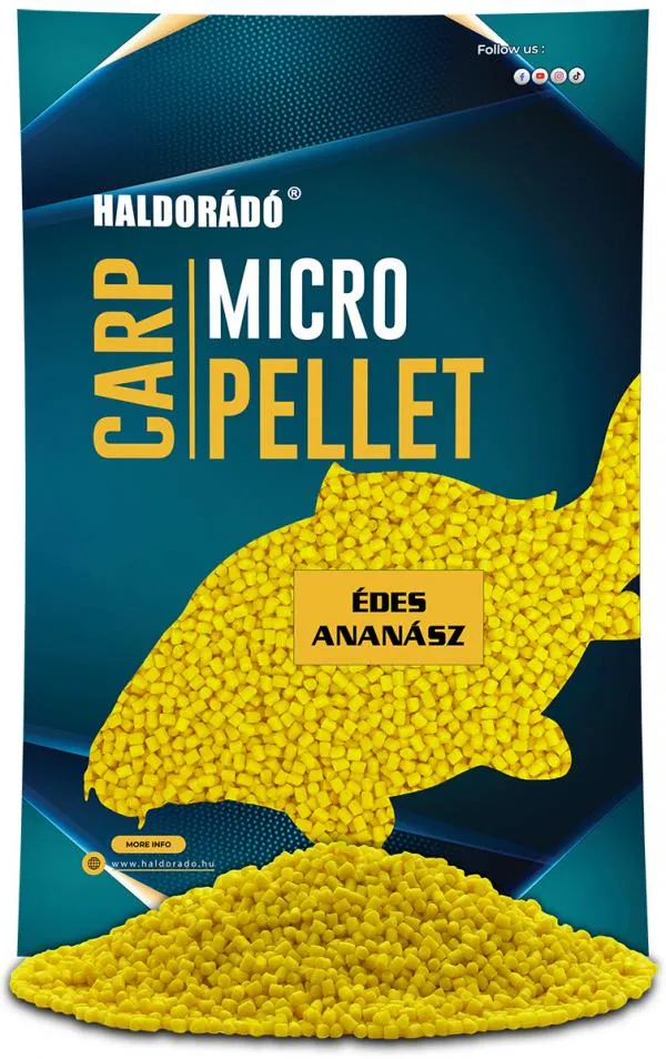 NextFish - Horgász webshop és horgászbolt - HALDORÁDÓ Carp Micro Pellet - Édes Ananász