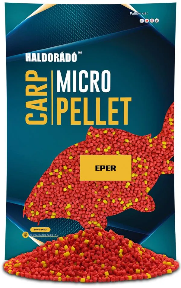 NextFish - Horgász webshop és horgászbolt - HALDORÁDÓ Carp Micro Pellet - Eper