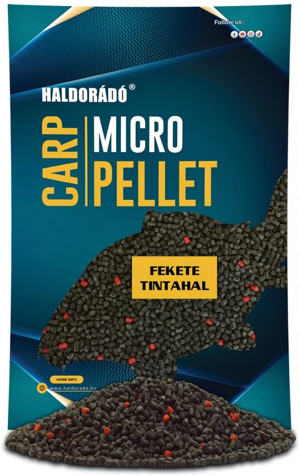 NextFish - Horgász webshop és horgászbolt - HALDORÁDÓ Carp Micro Pellet - Fekete Tintahal