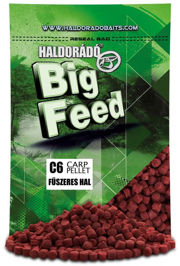 NextFish - Horgász webshop és horgászbolt - Haldorádó Big Feed - C6 Pellet - Fűszeres Hal