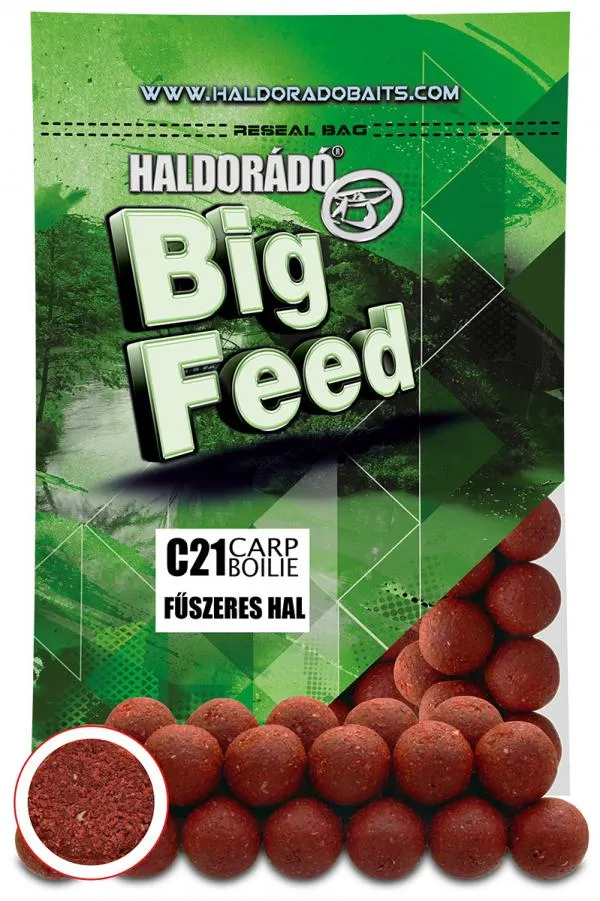 NextFish - Horgász webshop és horgászbolt - Haldorádó Big Feed - C21 Boilie - Fűszeres Hal