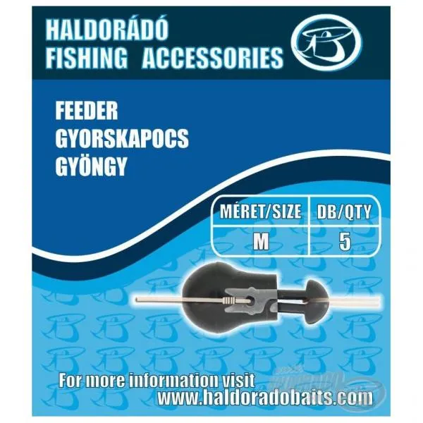 NextFish - Horgász webshop és horgászbolt - Haldorádó Feeder Gyorskapocs Gyöngy (M)