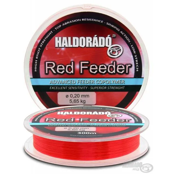 NextFish - Horgász webshop és horgászbolt - Haldorádó Red Feeder monofil zsinór 0,18mm/300m - 4,55 kg