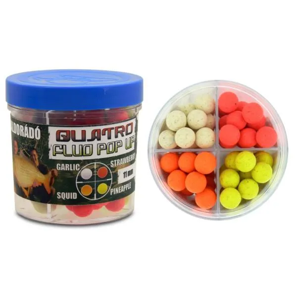 NextFish - Horgász webshop és horgászbolt - Haldorádó Quatro Fluo Boilies 11mm PopUp